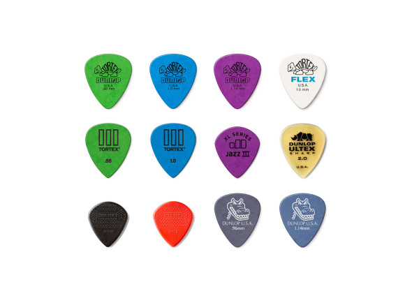 Dunlop Saco com 12 palhetas VARIETY PACK Electric PVP113 Dunlop Saco com 12 palhetas VARIETY PACK Electric PVP113
